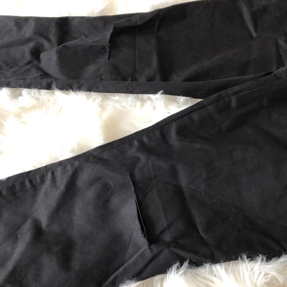 FN black canopy jeans pants - Picture 3 of 5